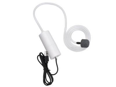 Аквариумный одноканальный мини-компрессор AQUA-TECH White Mini USB Pump, до 70 л