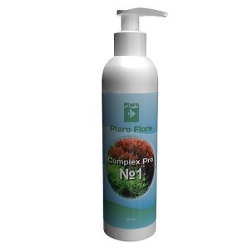 Полное комплексное удобрение для аквариумных растений Ptero Flora Complex Pro №1, 2в1 250мл
