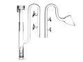 Стеклянные трубки AQUA-TECH Lily Pipe Skimmer Set для внешнего фильтра с функцией скиммера (Inflow+Outflow), 13 мм