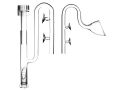 Стеклянные трубки AQUA-TECH Lily Pipe Skimmer Set для внешнего фильтра с функцией скиммера (Outflow+Inflow), 13-17 мм