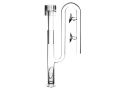Трубка для забора воды стеклянная с функцией скиммера AQUA-TECH Lily Pipe Skimmer Inflow, 17 мм